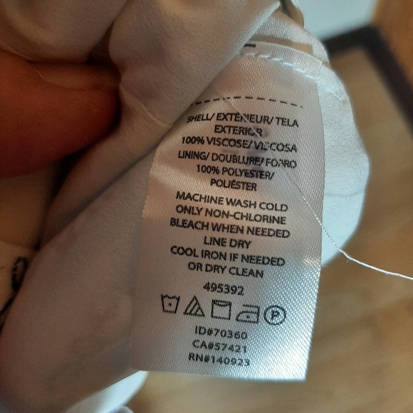 NWT Loft Sleeveless Lightweight Pullover Dress White and Navy Horizontal Print - Picture 8 of 9